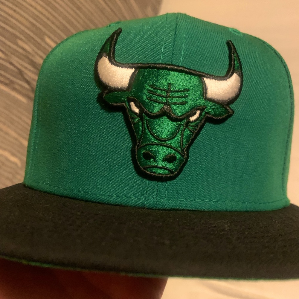 New era Kelley green bulls snap back